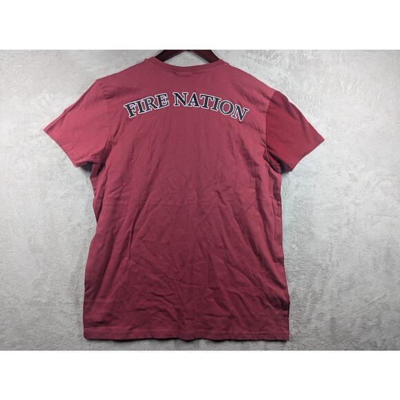 Avatar: The Last Airbender Fire Nation Dark Red Firebender T-Shirt S Color Block - Picture 7 of 8
